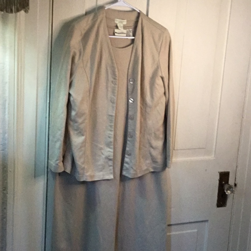 Appleseeds petites dress and jacket